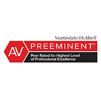 Martindale-Hubbell | AV Preeminent| Peer-rated for highest level of professional excellence
